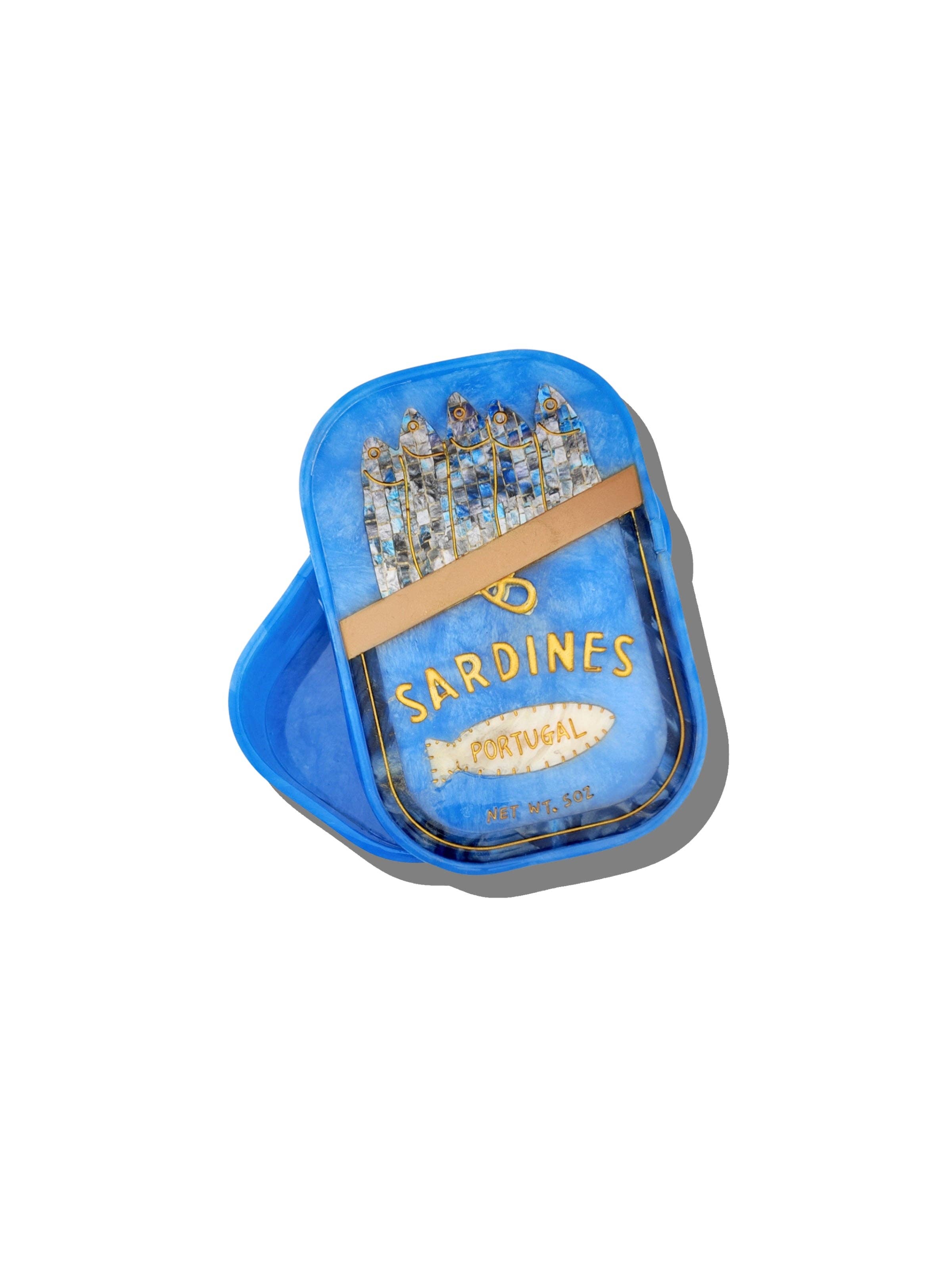 Hand-Painted Sardines Heirloom Box