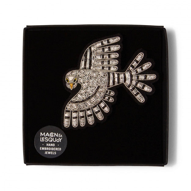 Falcon Embroidered Pin