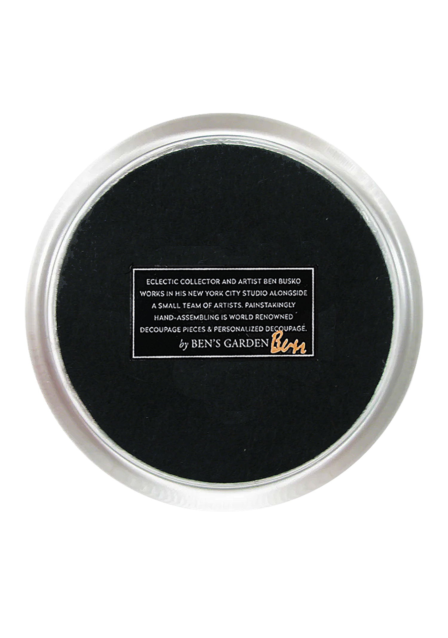 Vintage Veuve Clicquot Brut 4" Round Glass Coaster