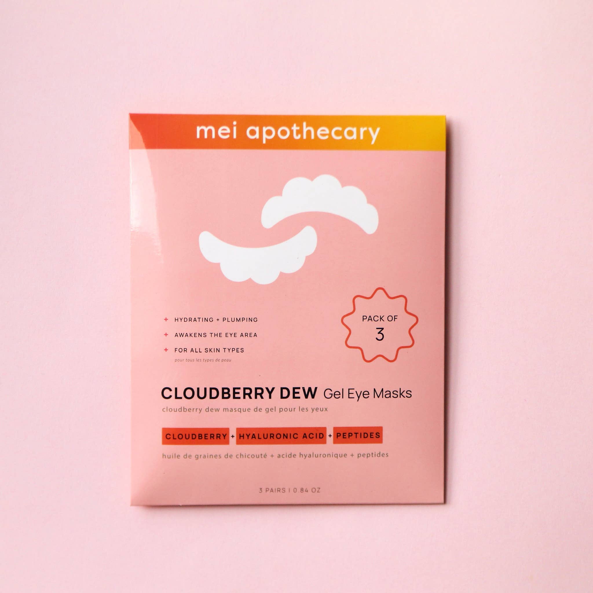 CLOUDBERRY DEW Gel Eye Mask | 3 pack