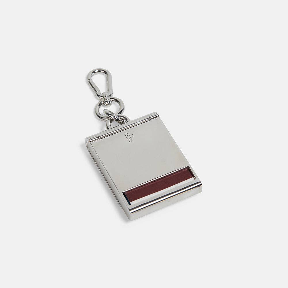 Matchbook Mirror Keychain in Lawn