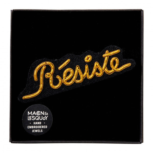 Résiste Embroidered Pin