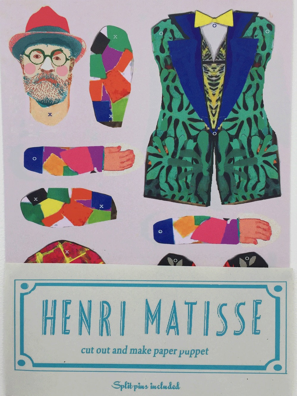 Henri Matisse Cut + Make Paper Puppet