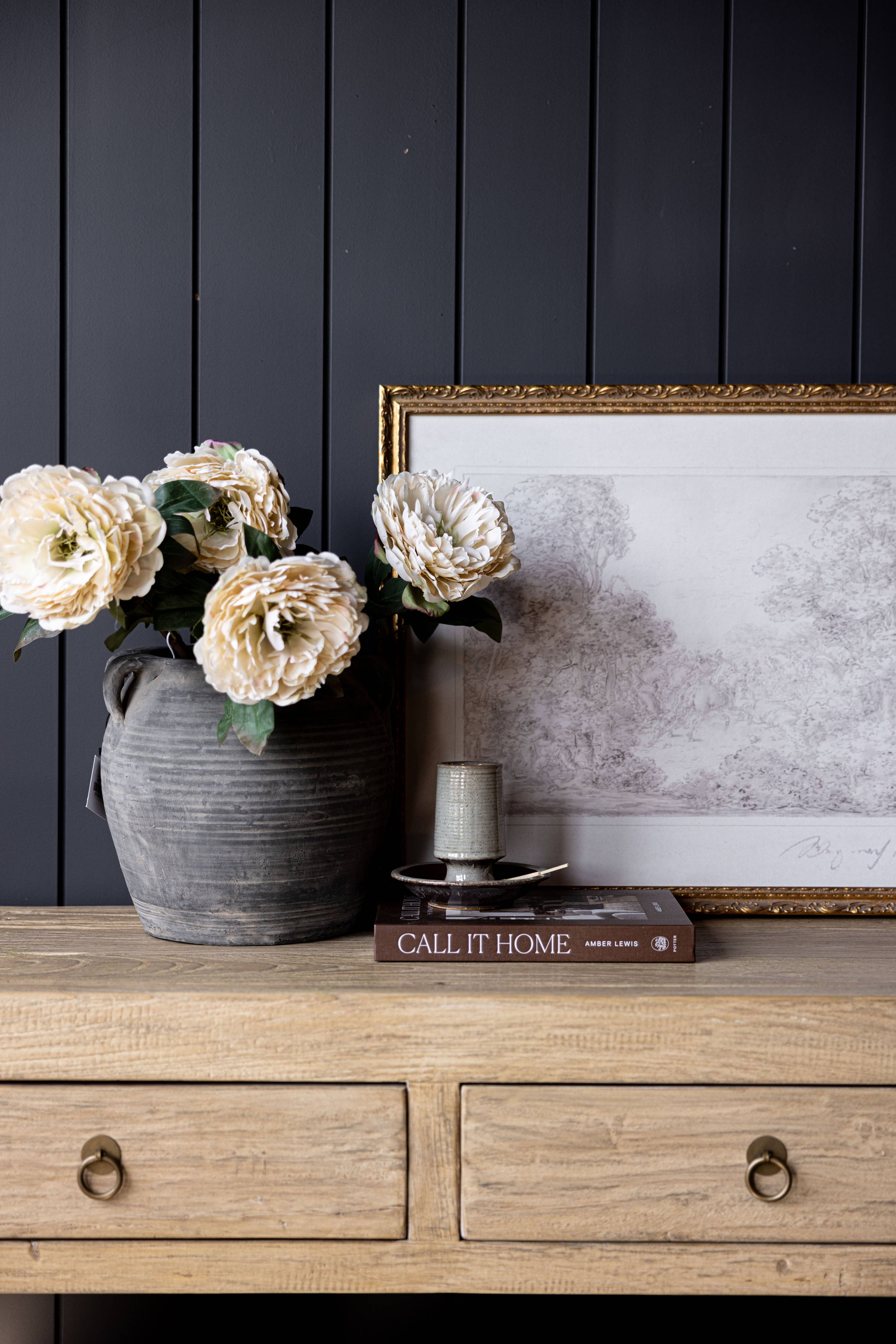 Monteverde Sketch | French Brass Gold Mould Framed Art