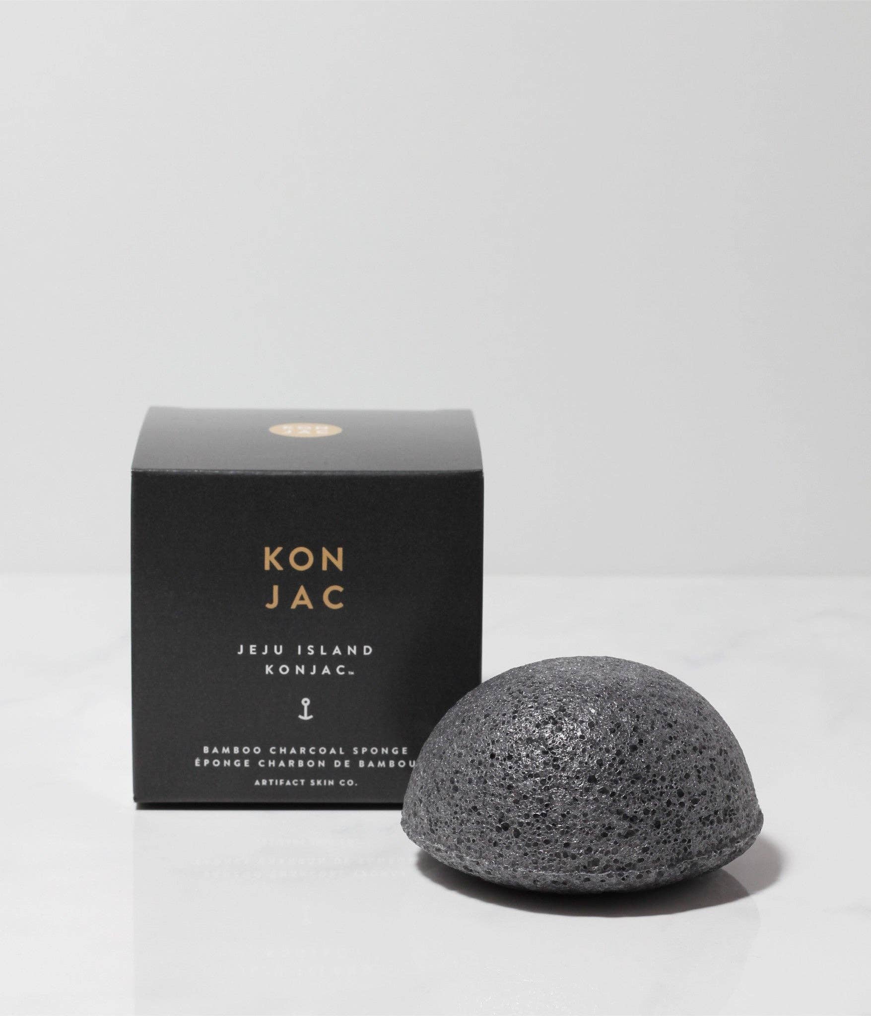 Bamboo Charcoal Konjac Facial Sponge