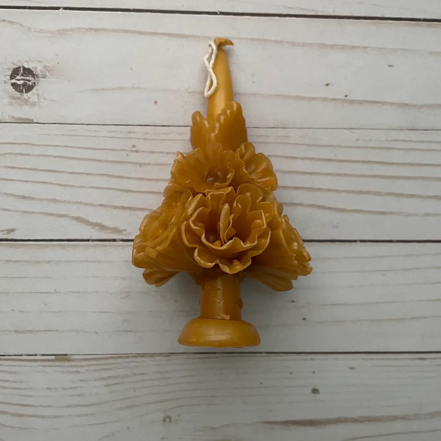 Mustard Oaxaca Marigold Day of the Dead Candle