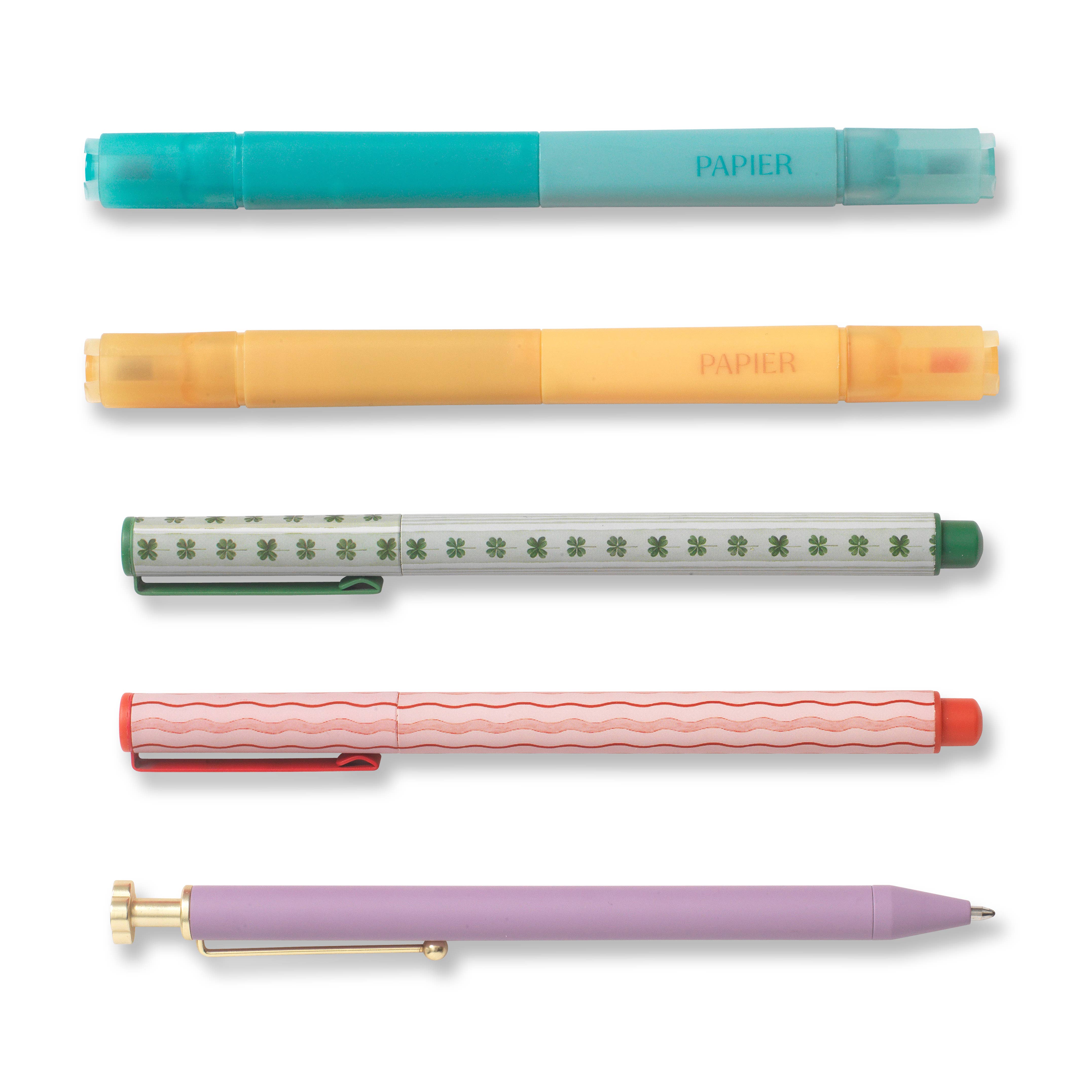 Mixed Pen & Highlighter Set of 5 - Imagination