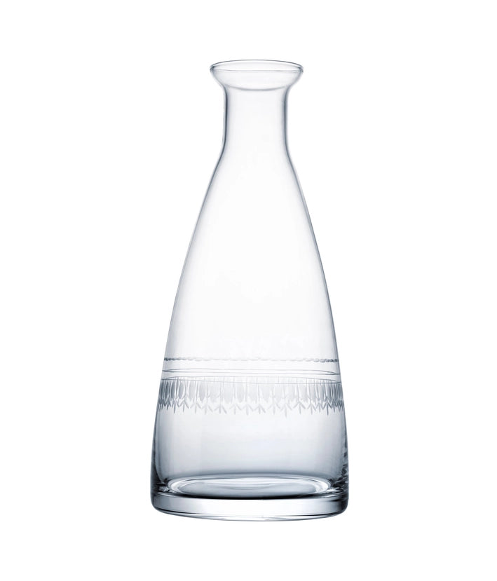 Oval Motif Crystal Table Carafe