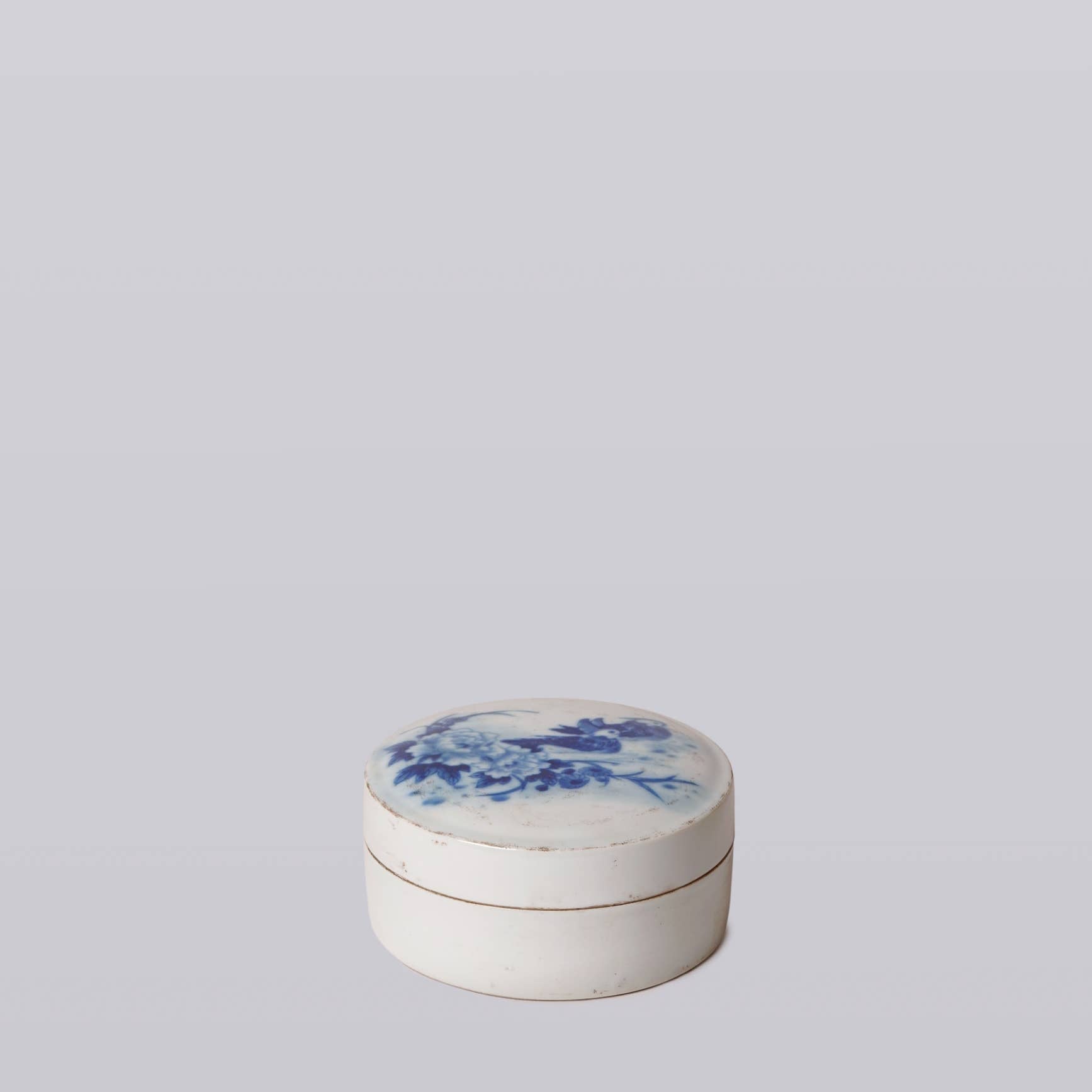 Blue + White Porcelain Fidelity Ducks Ink Box