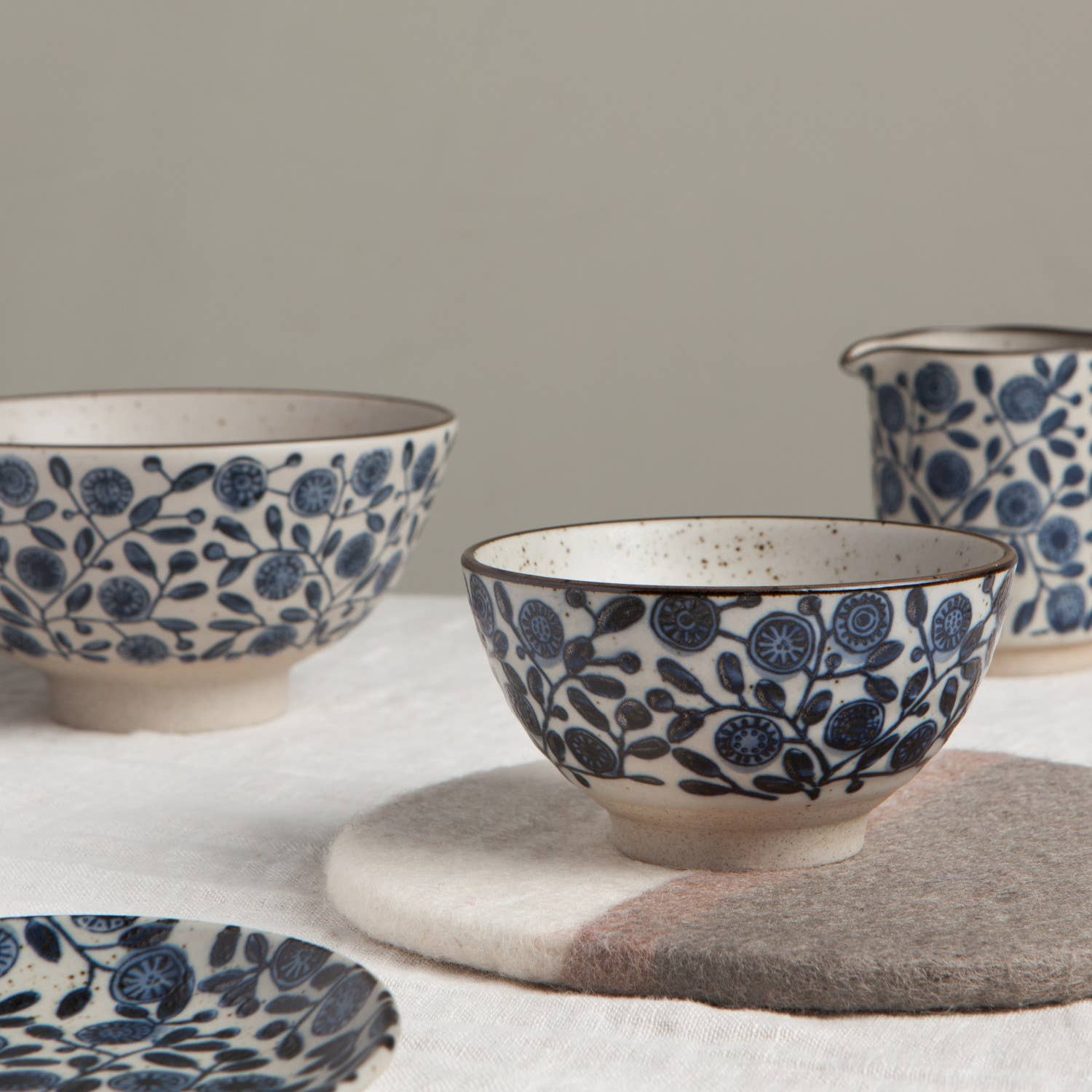 Hand Painted Calendula Bowl