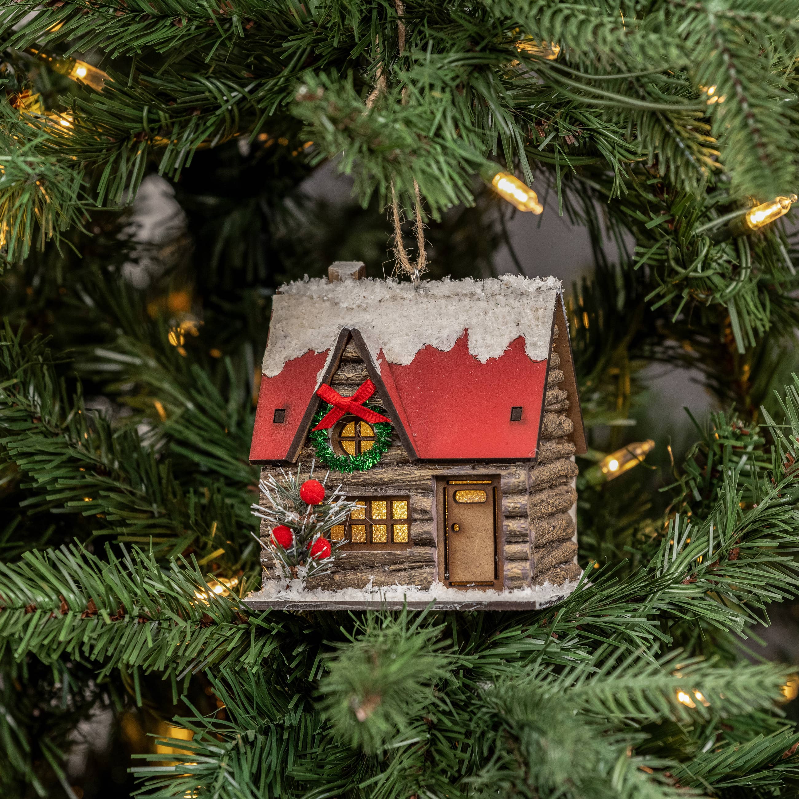 HAYES CABIN ORNAMENT