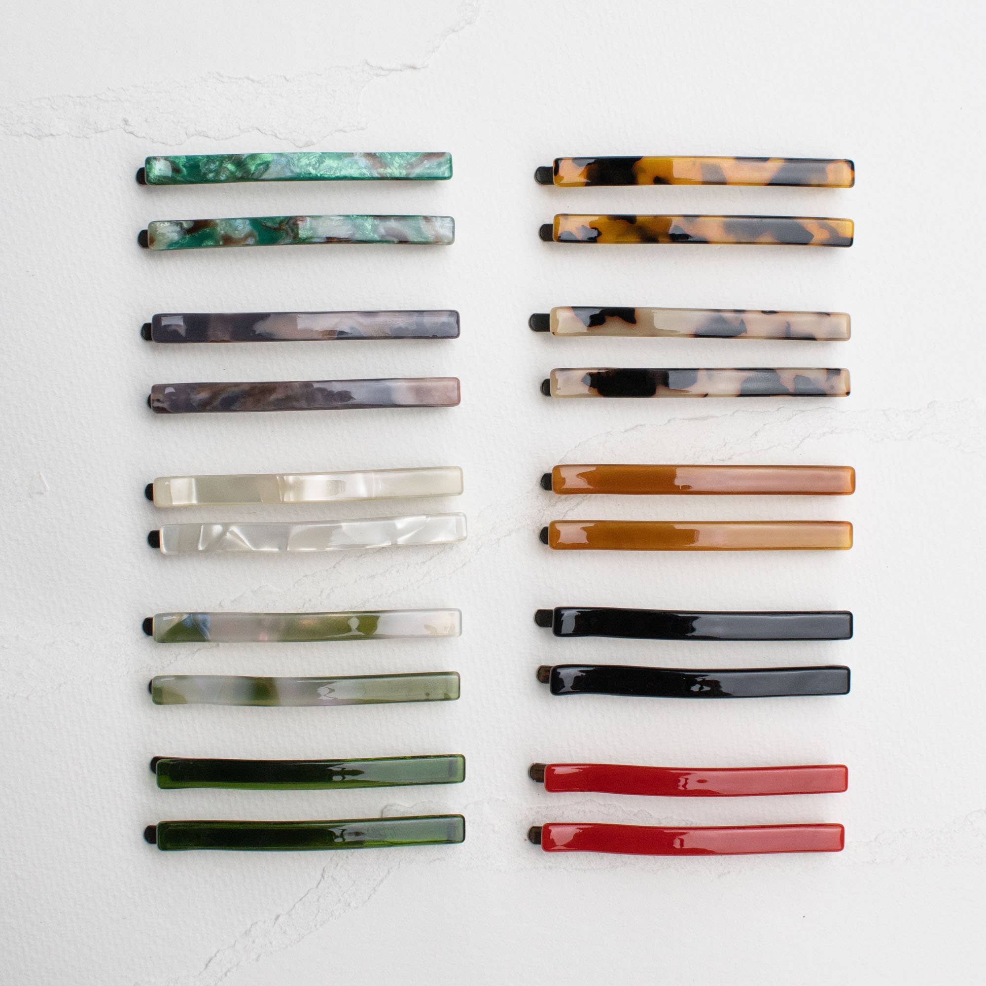 Acetate Bobby Pin Set