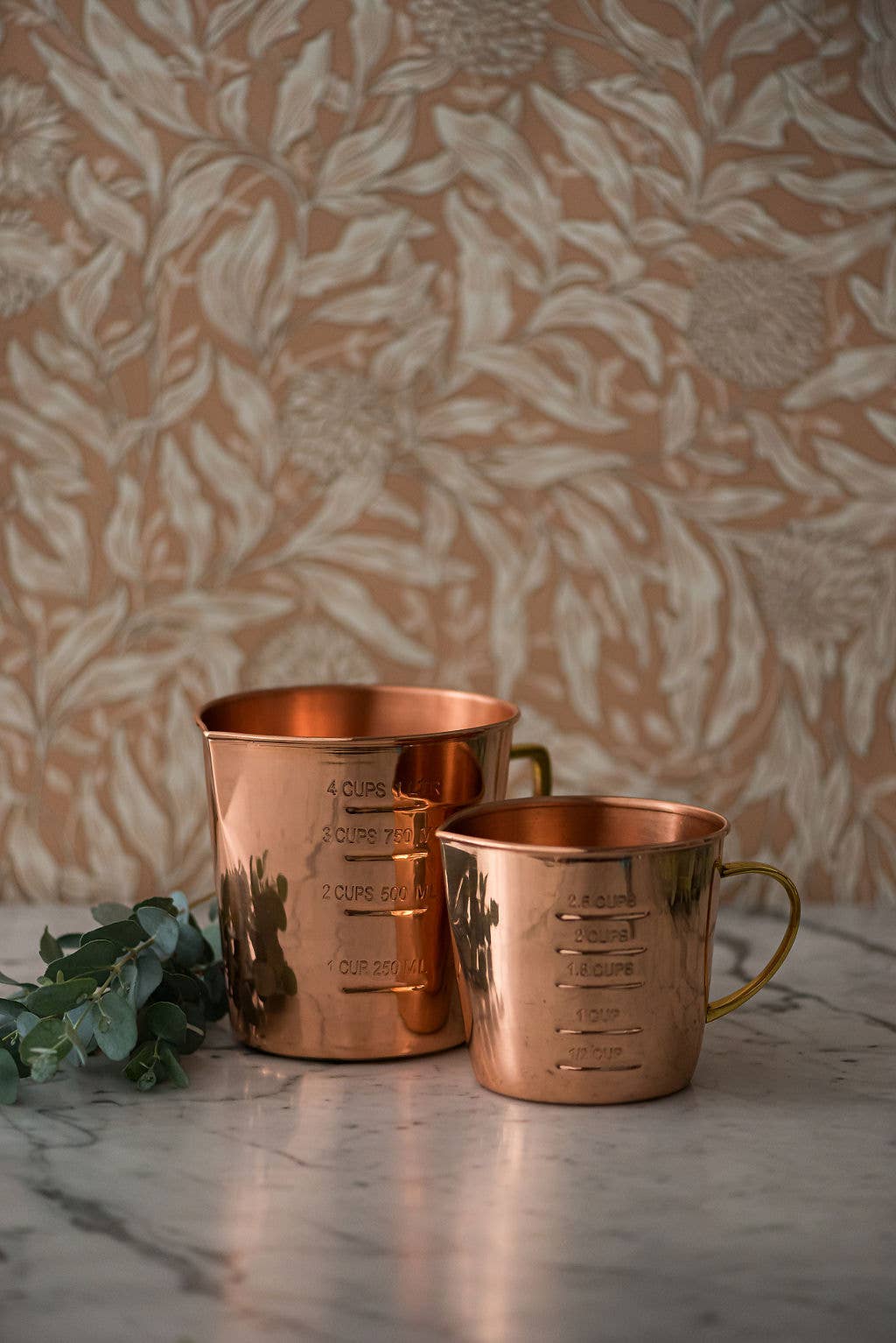 Copper Liquid Measuring Cups