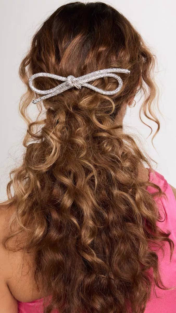 Shimmer Bow Barette