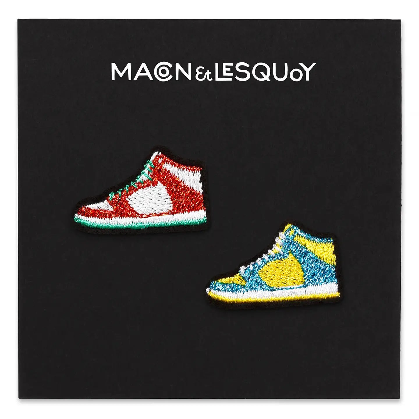 Sneakers Embroidered Pin