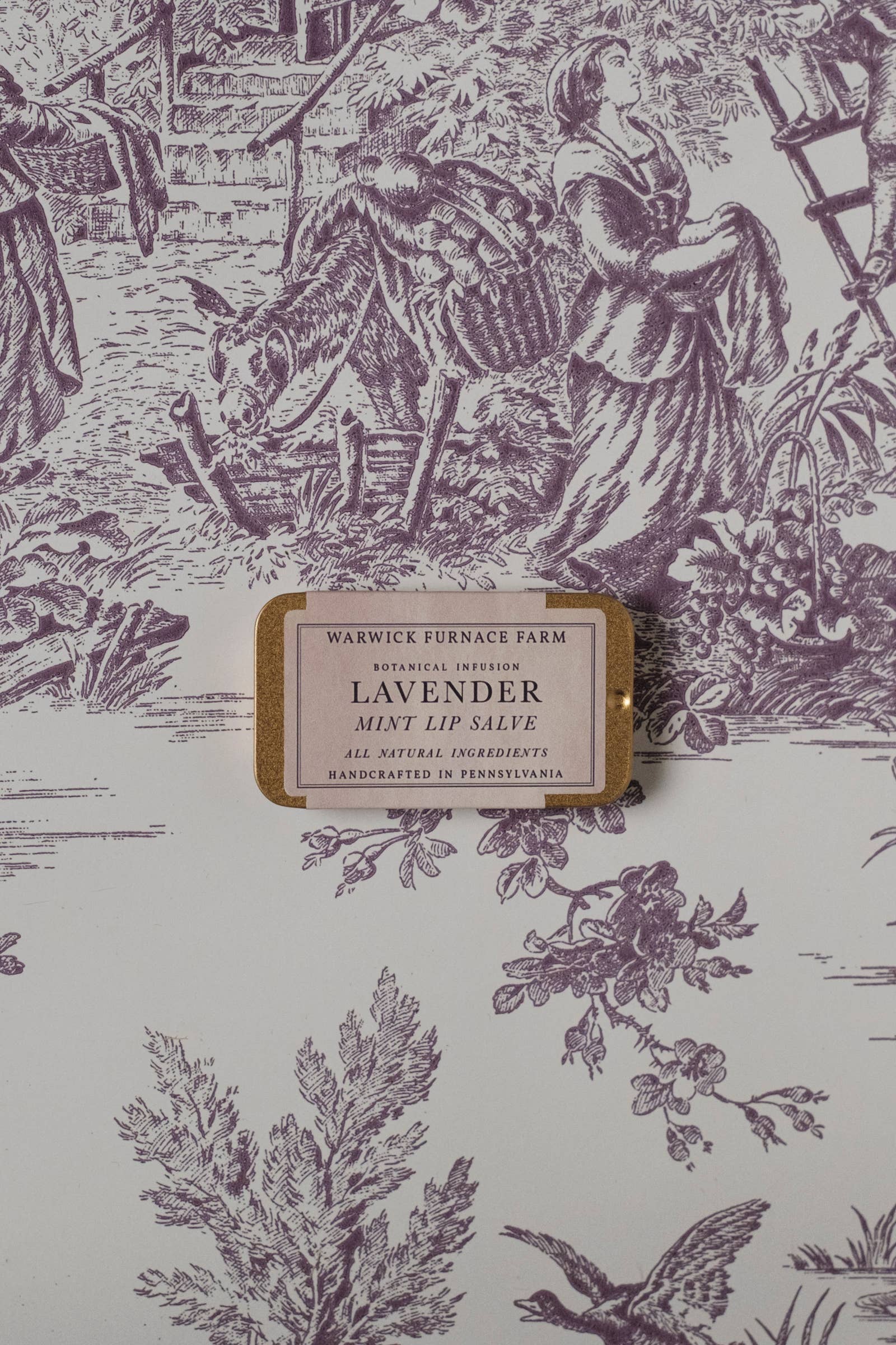 Lavender Spearmint Beeswax Lip Salve