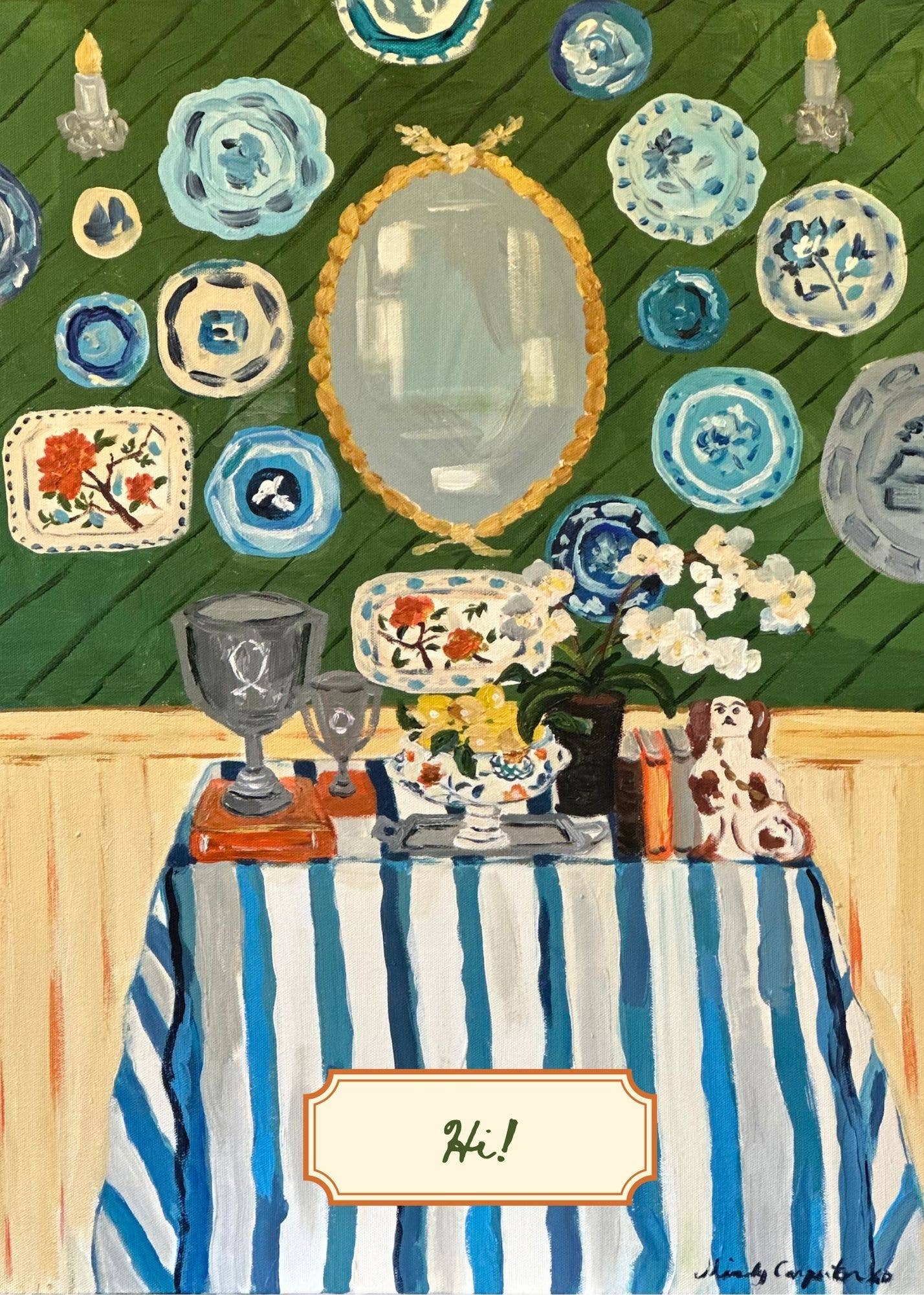 The Collector Greeting Card