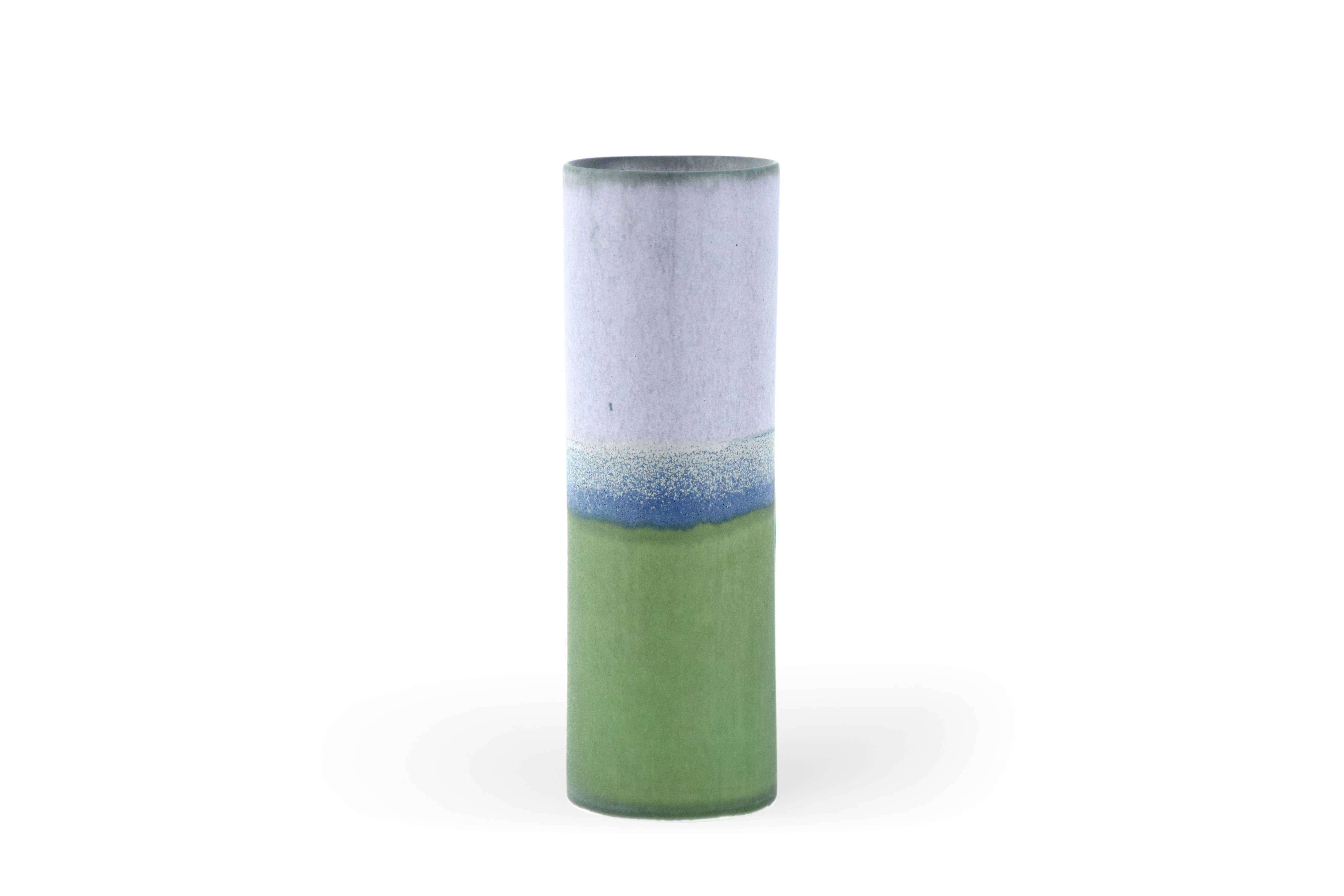 Green Meadow Cylinder Vase