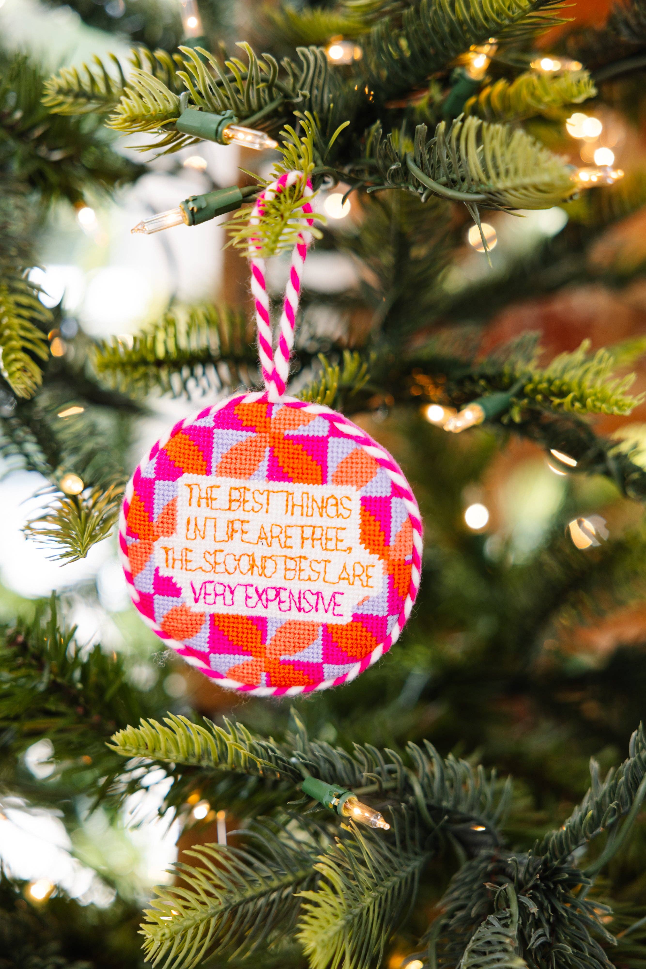 Needlepoint Ornament - Expensive