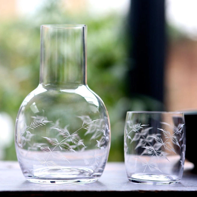 Fern Crystal Carafe Set