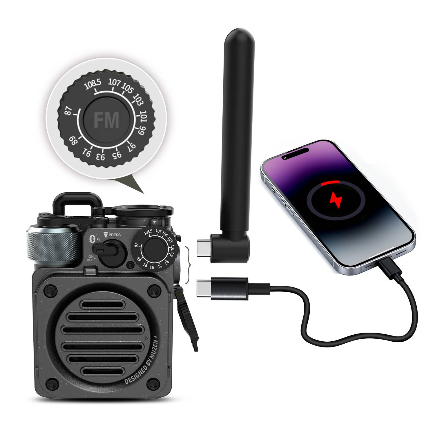 MUZEN Wild Mini 3.0 Outdoor Portable Bluetooth Speaker