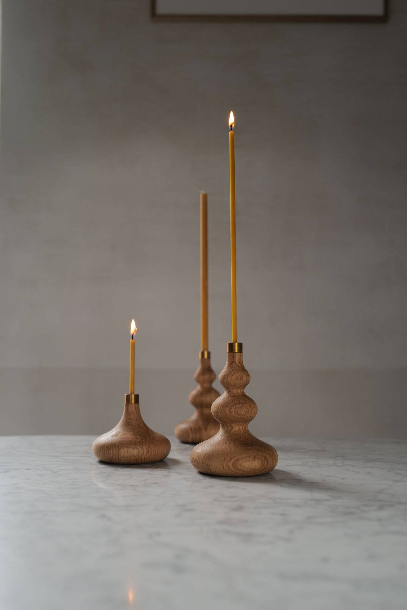 Lithuanian Tree Dual Size Taper Candle Holder