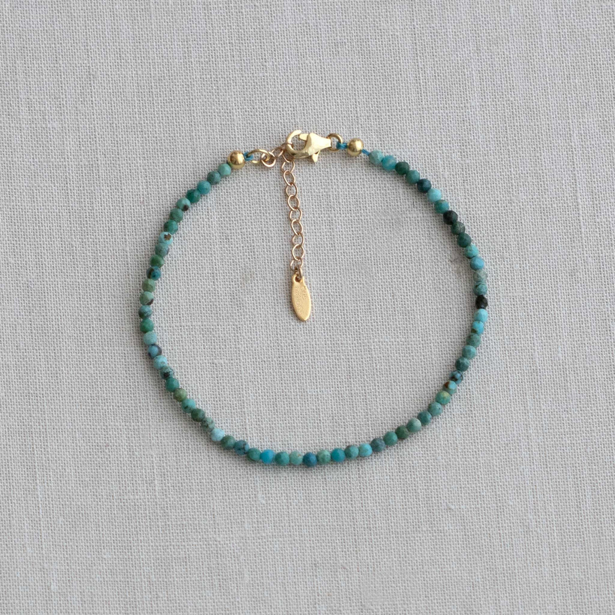 Three bead colors laid side by side