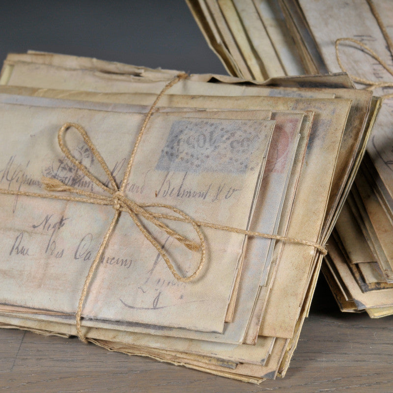 Package of Reproduction Vintage European Envelopes and Letters