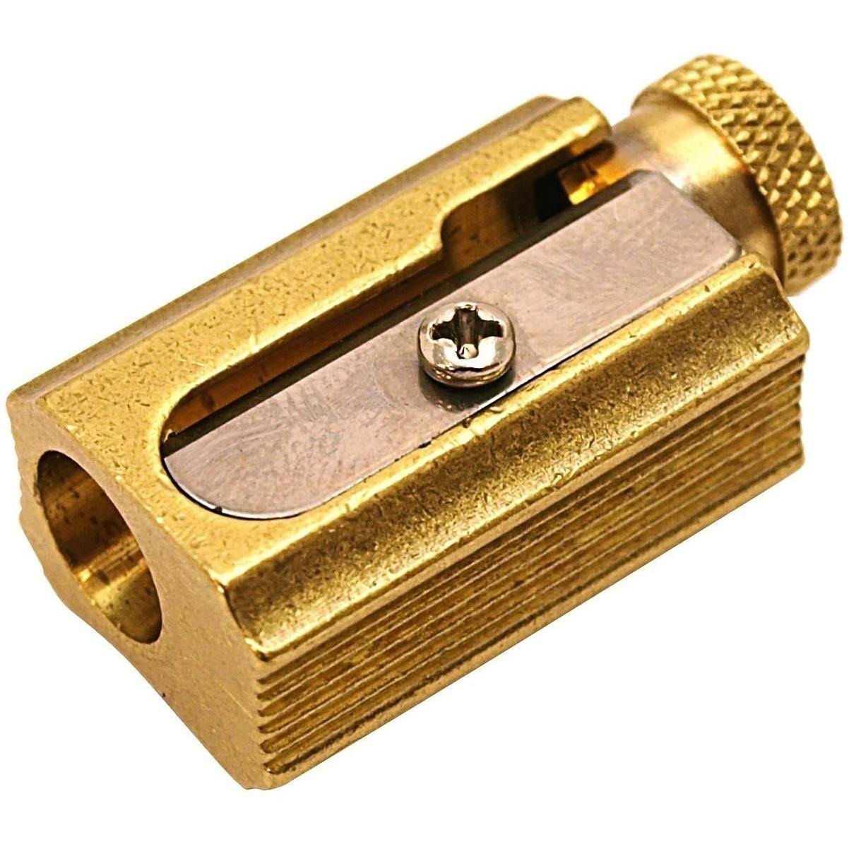 Dux Brass Pencil Sharpener with Case