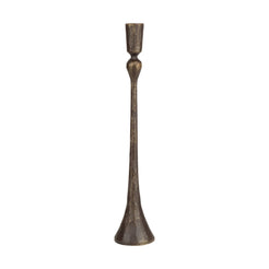 Solid Cast Iron Taper Holder, 13.25 in tall, main product photo from Silver Tree Home & Holiday