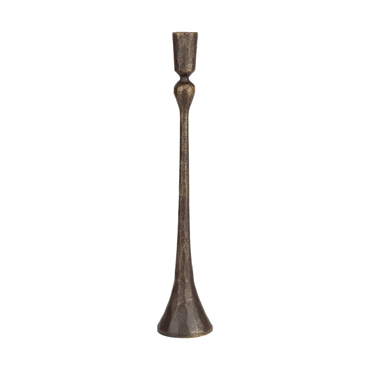 Solid Cast Iron Taper Holder, 13.25 in tall, main product photo from Silver Tree Home & Holiday