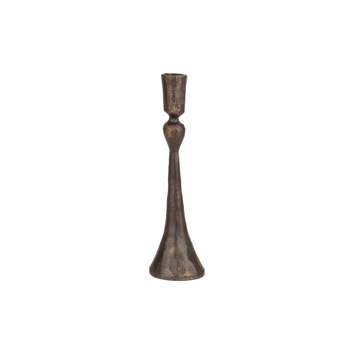 Solid Cast Iron Taper Holder, 9 in tall, main product photo from Silver Tree Home & Holiday