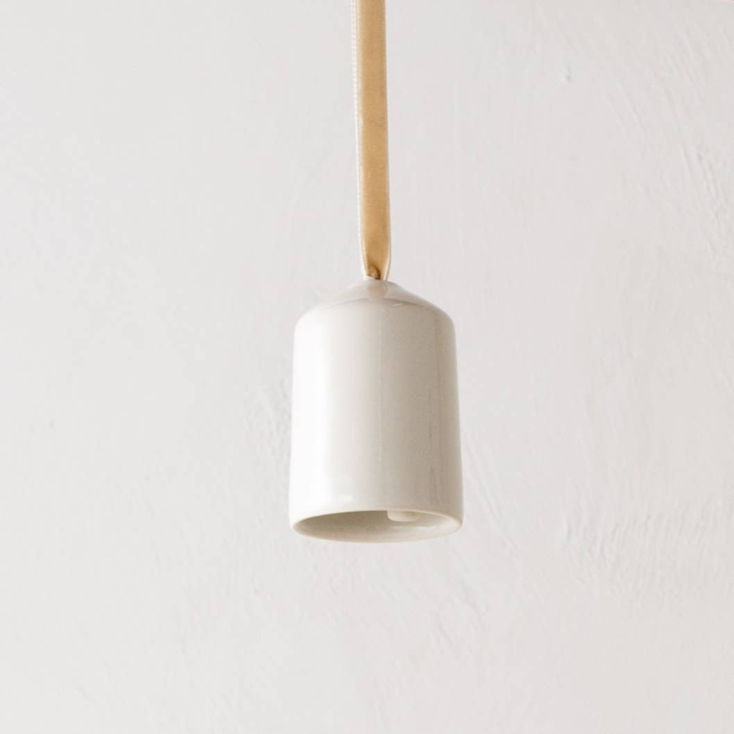 Handmade Porcelain Bell Ornament No. 1