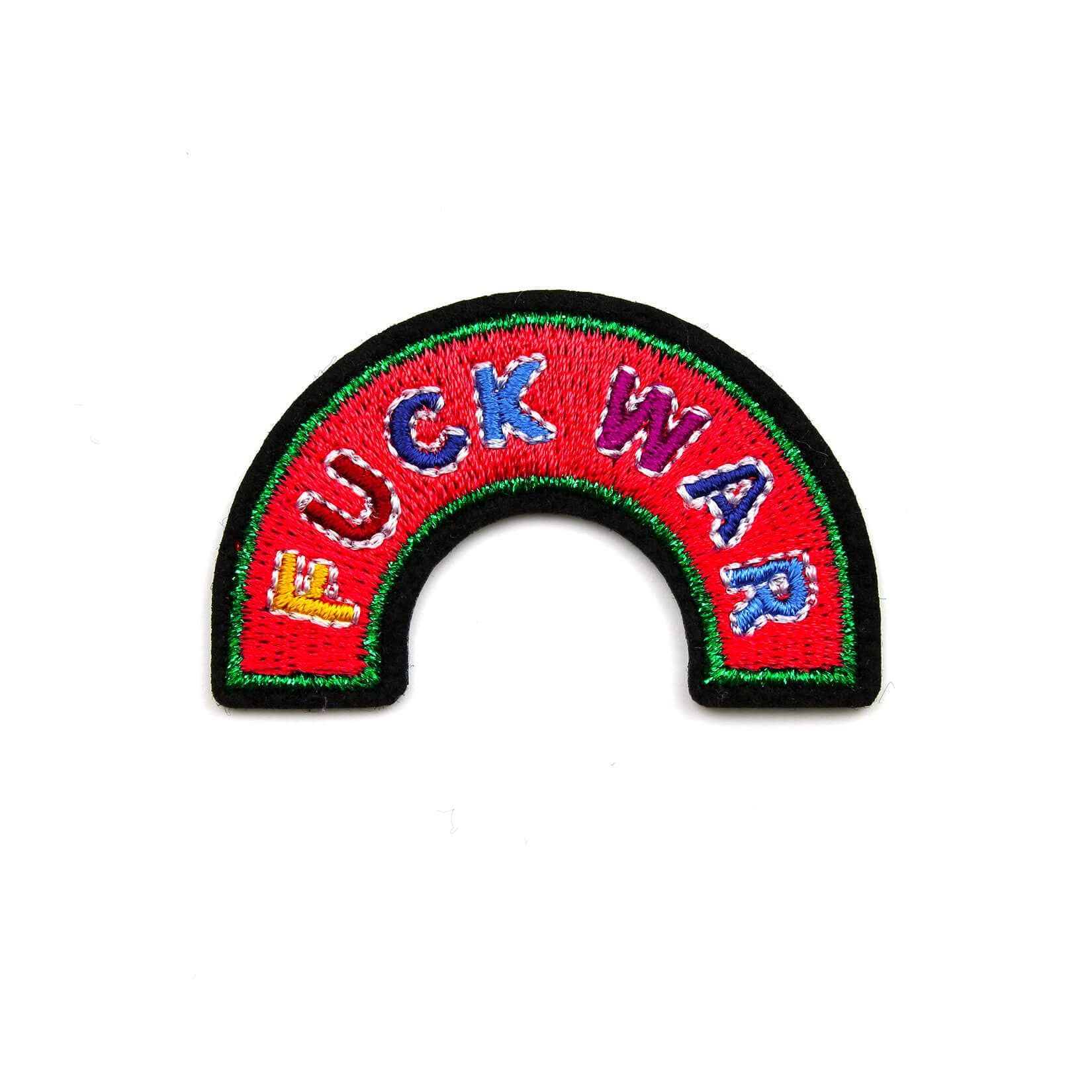 F*ck War Embroidered Iron-On Patch