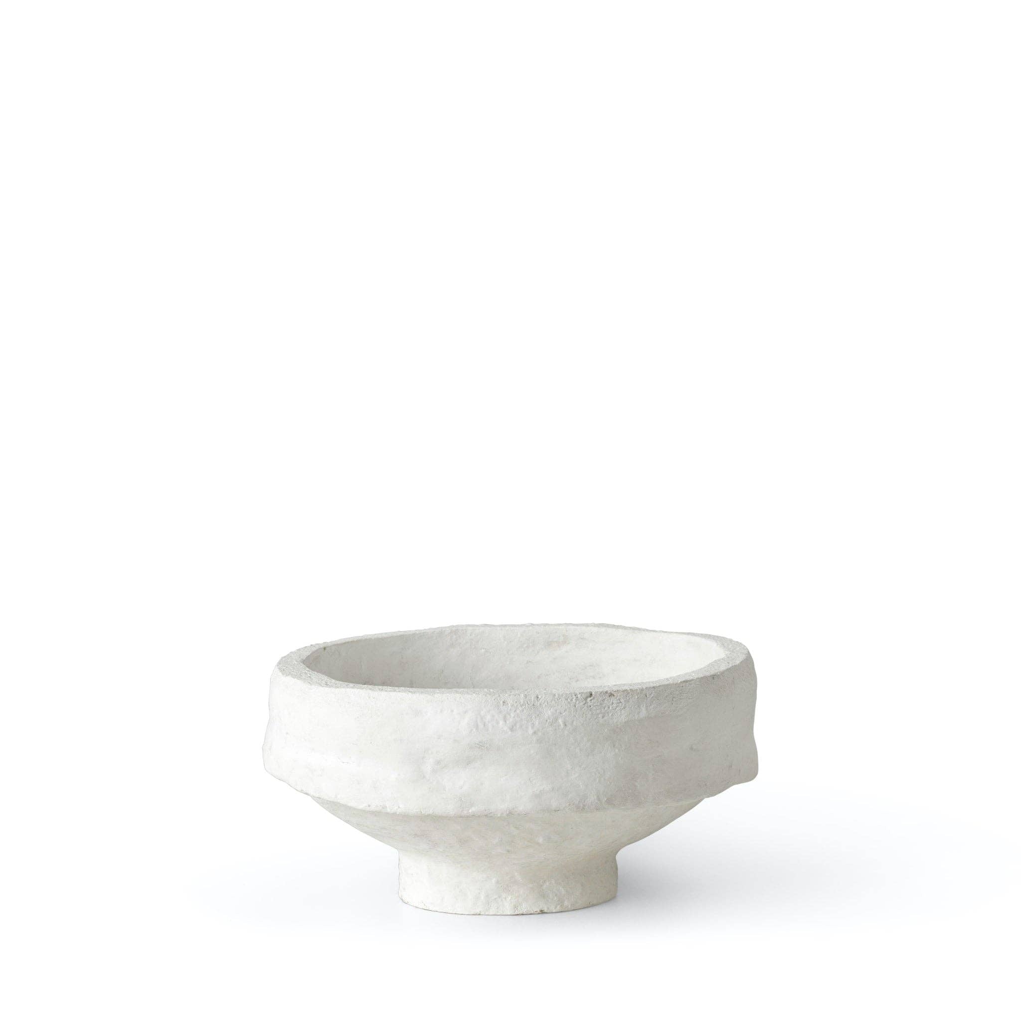 Sculptural Bowl in Medium White