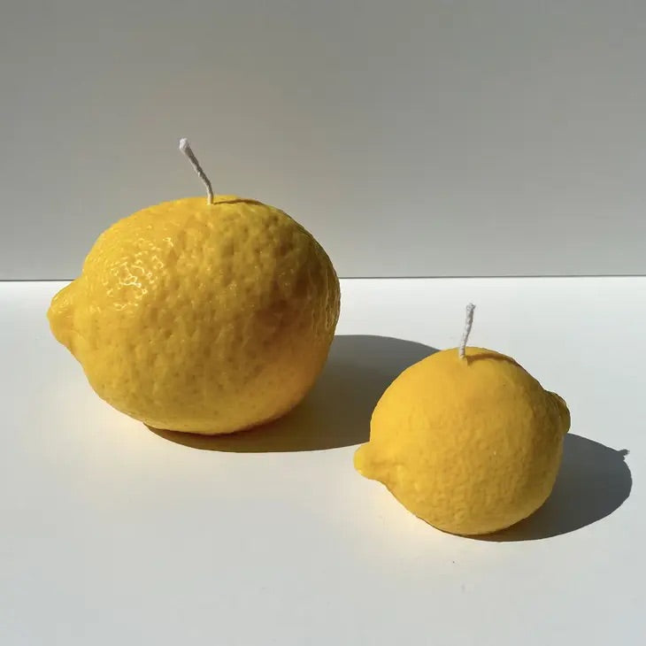 Single Lemon Candle