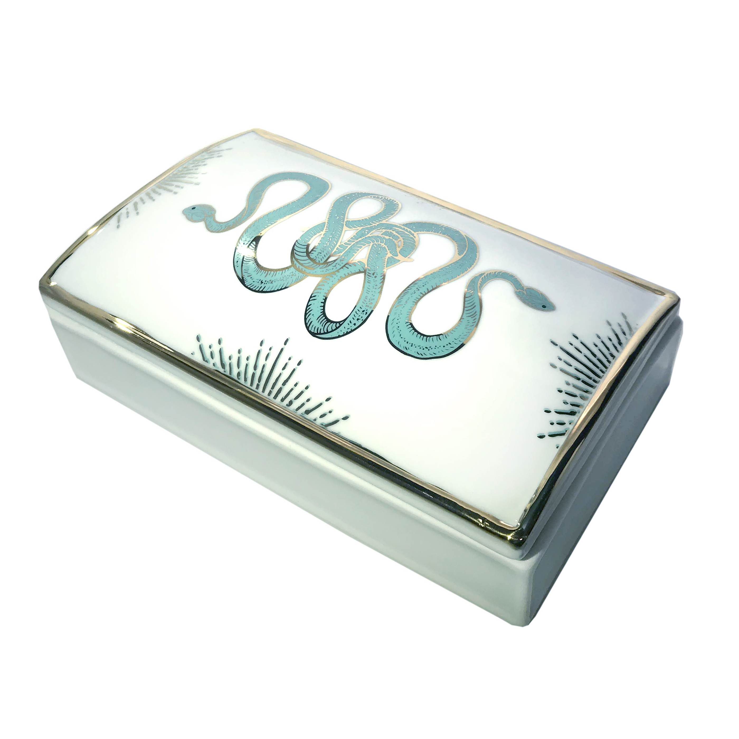 Ceramic Snake Box