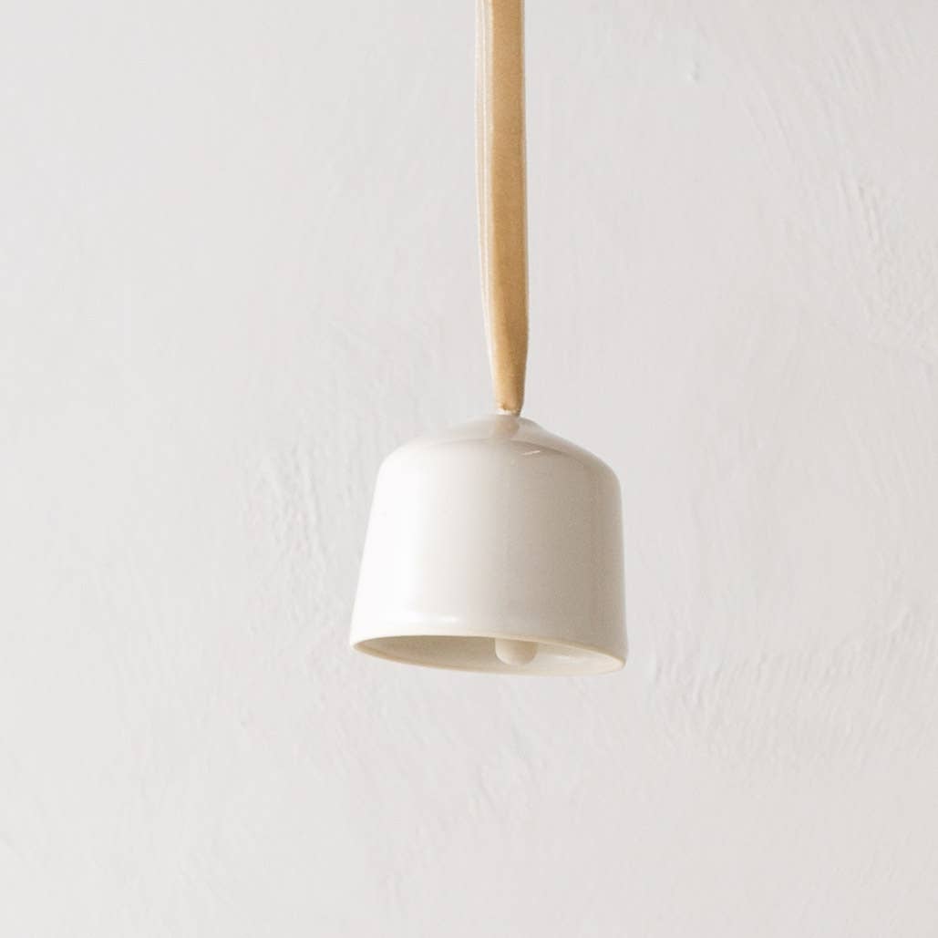 Handmade Porcelain Bell Ornament No. 2