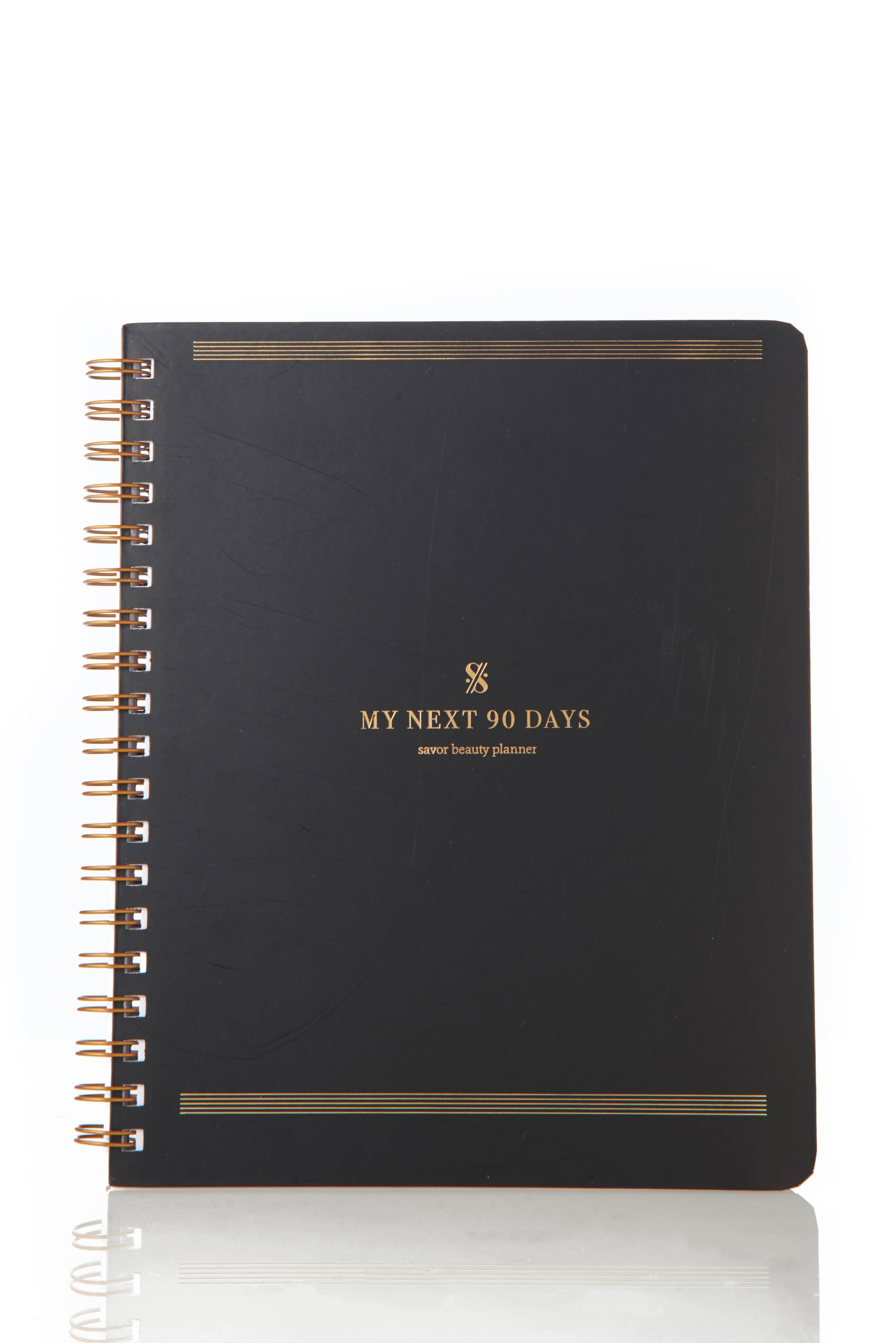 Savor Beauty Planner - Classical Black