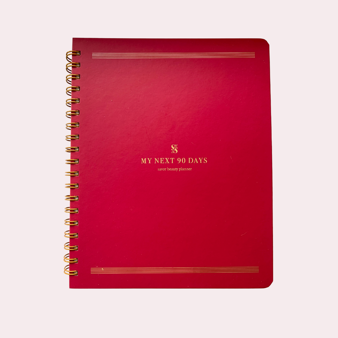 My Next 90 Days Planner in Cranberry