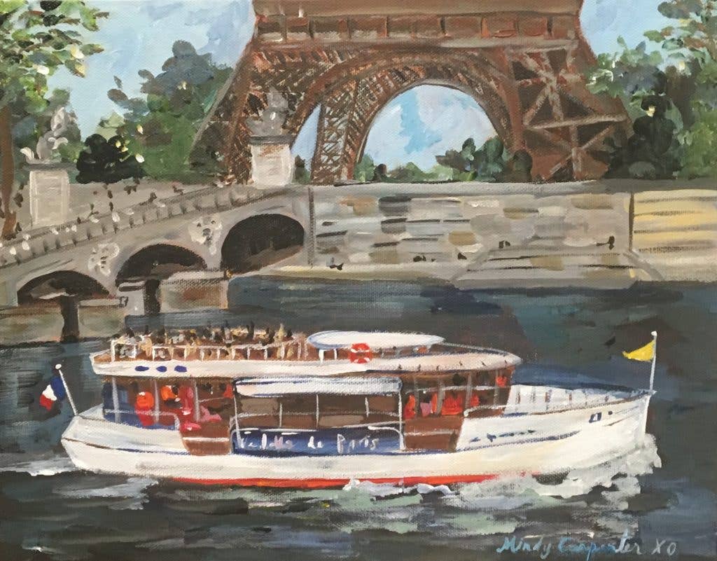 Bateau Mouche Greeting Card