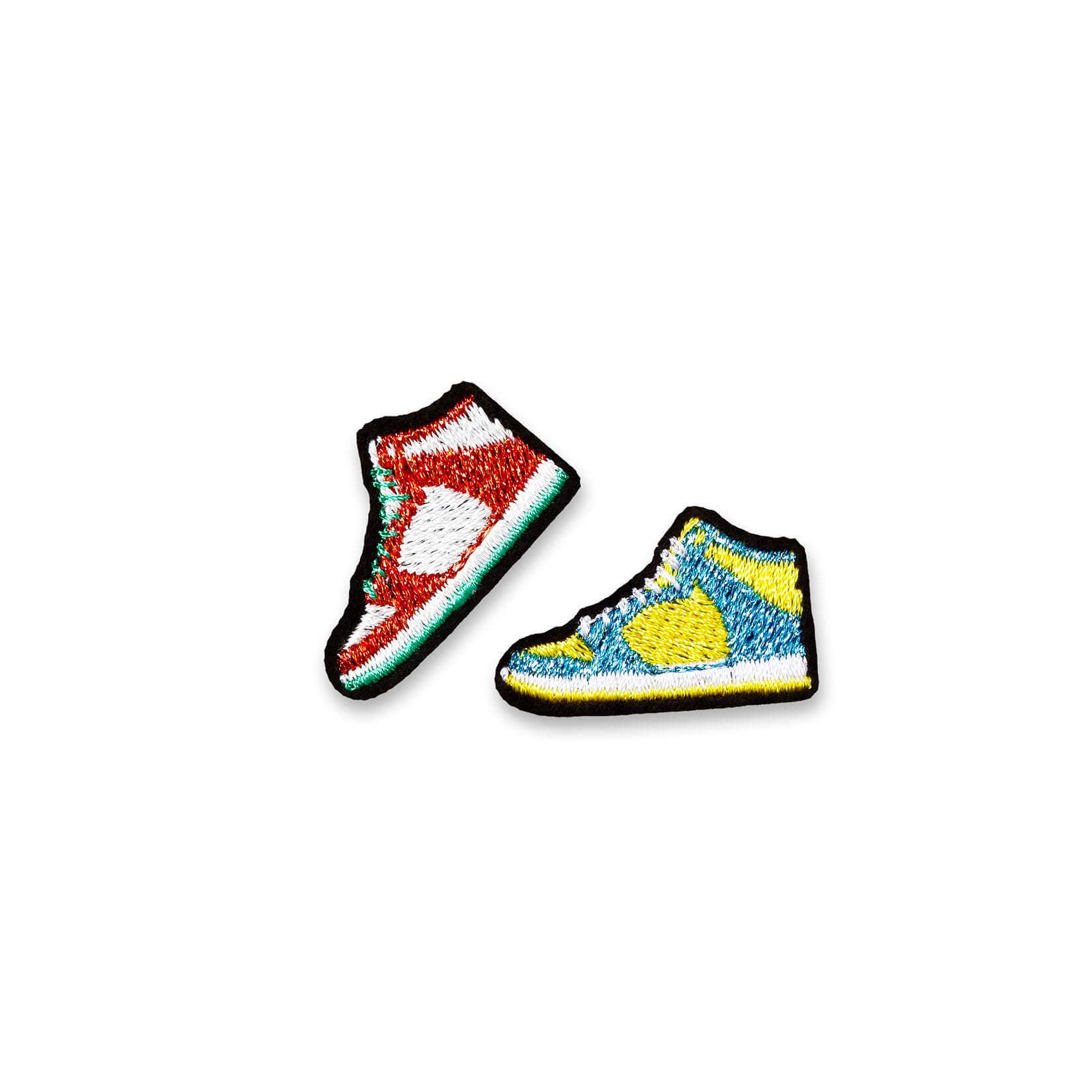 Sneakers Embroidered Pin