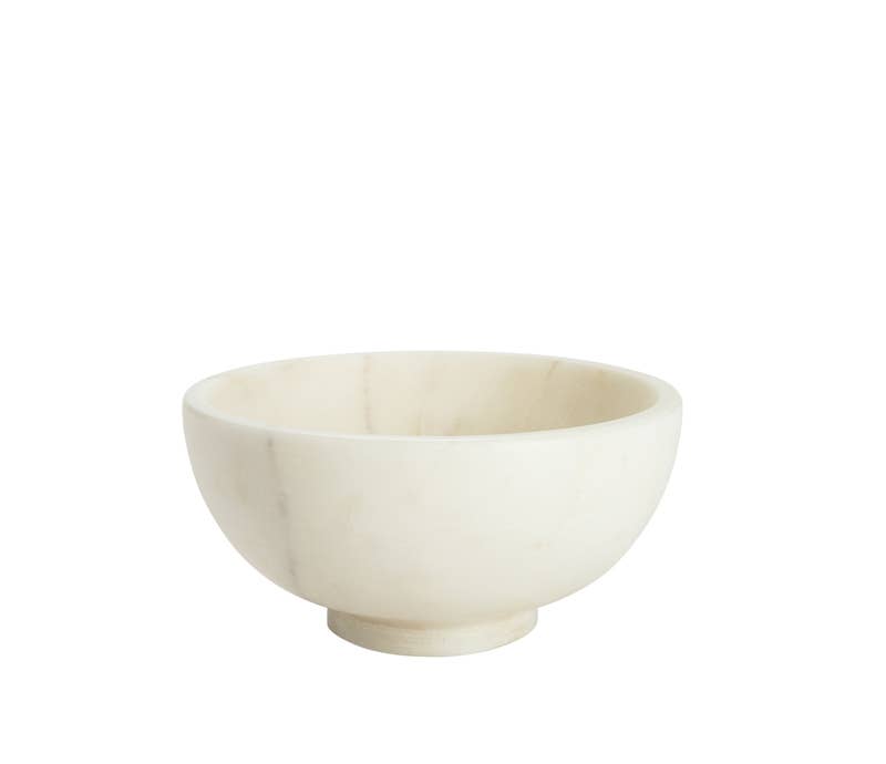 Footed Marble Bowl