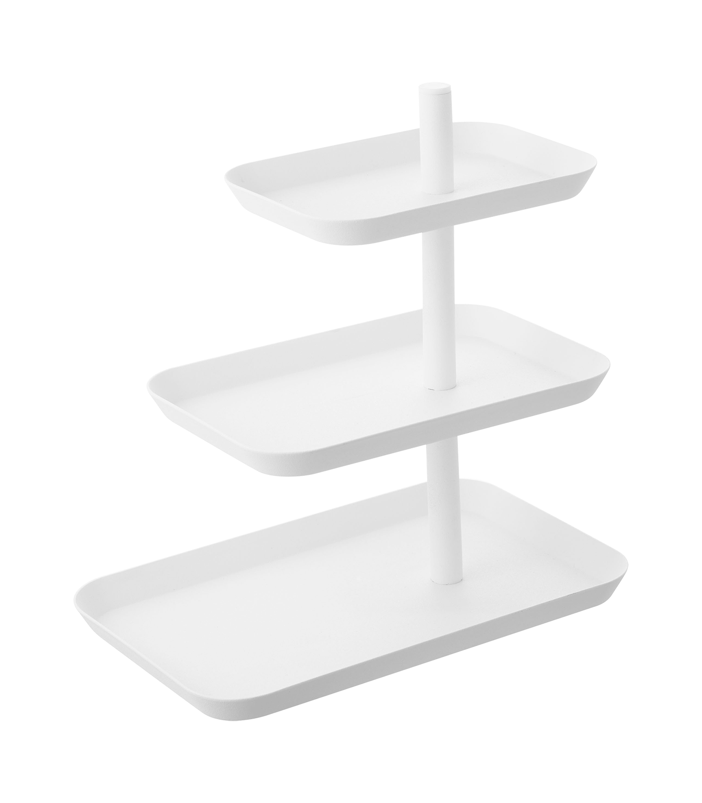 Tower Jewelry + Accessory Trays - Steel: White