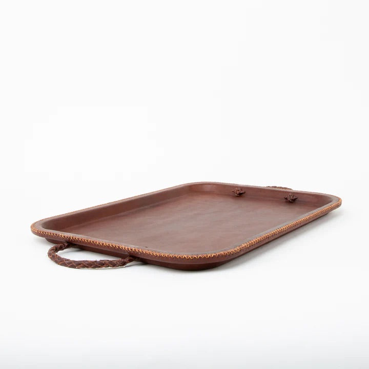 Hermana | Serving Tray with Braided  Handles