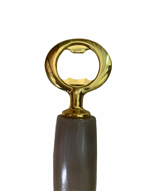 Horn Bottle Opener Brass