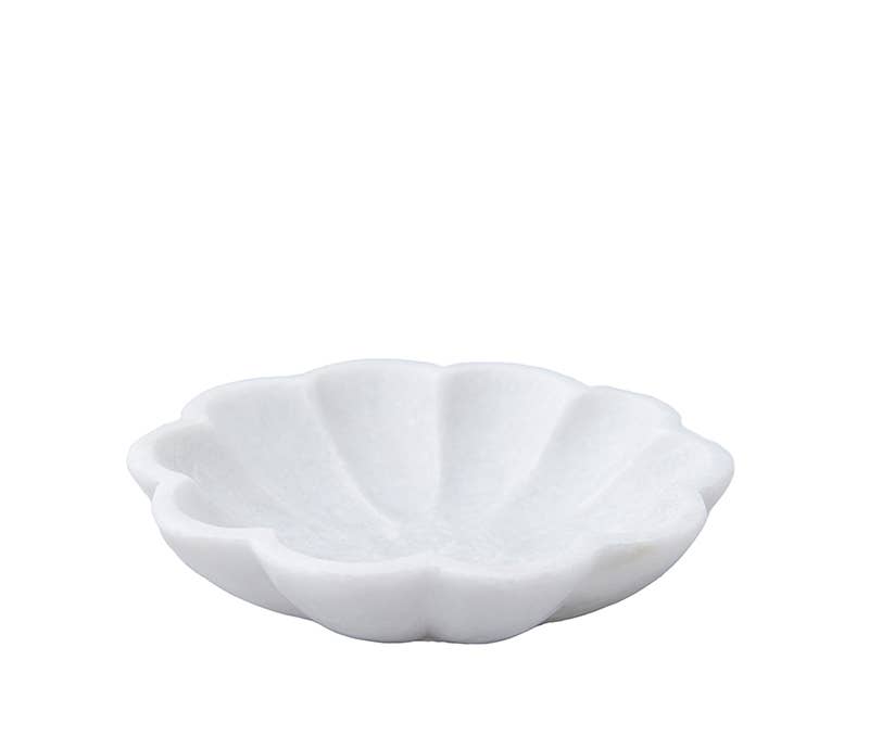 Marble Scalloped Bowl