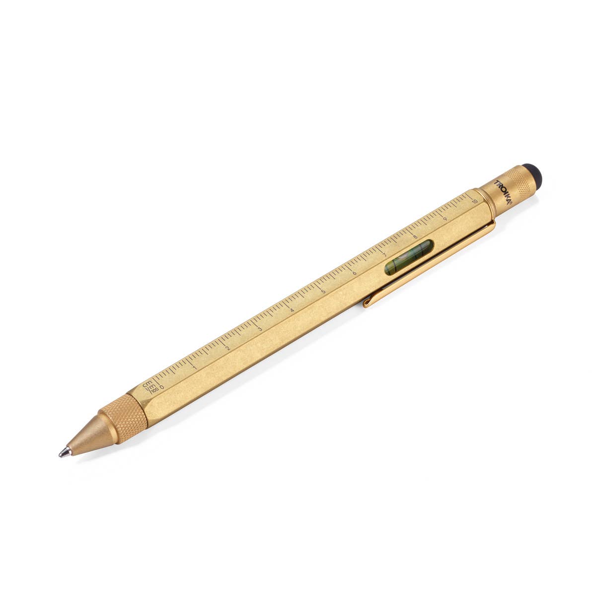 Antique Brass Construction Ballpoint Tool Pen