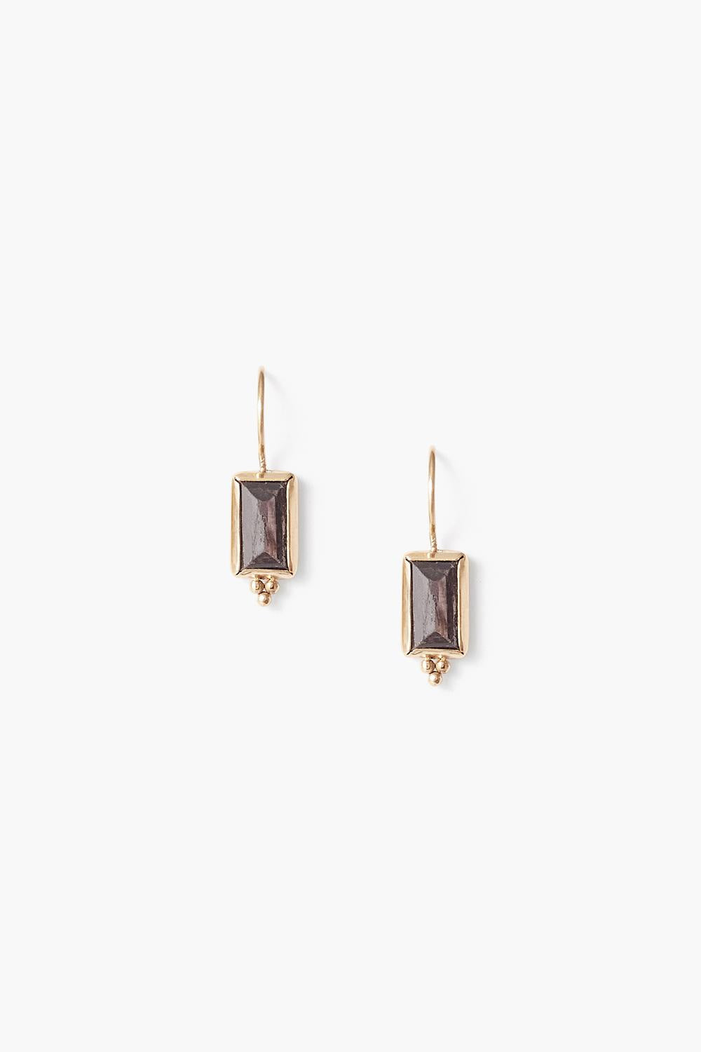 14k Windowpane Earrings